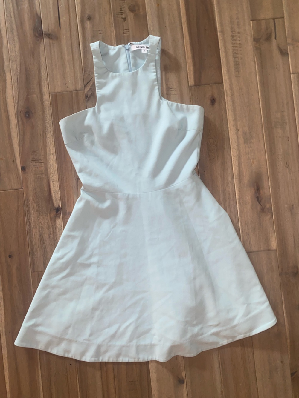 Elizabeth and James Light Mint Green  Fit and Flare Dress